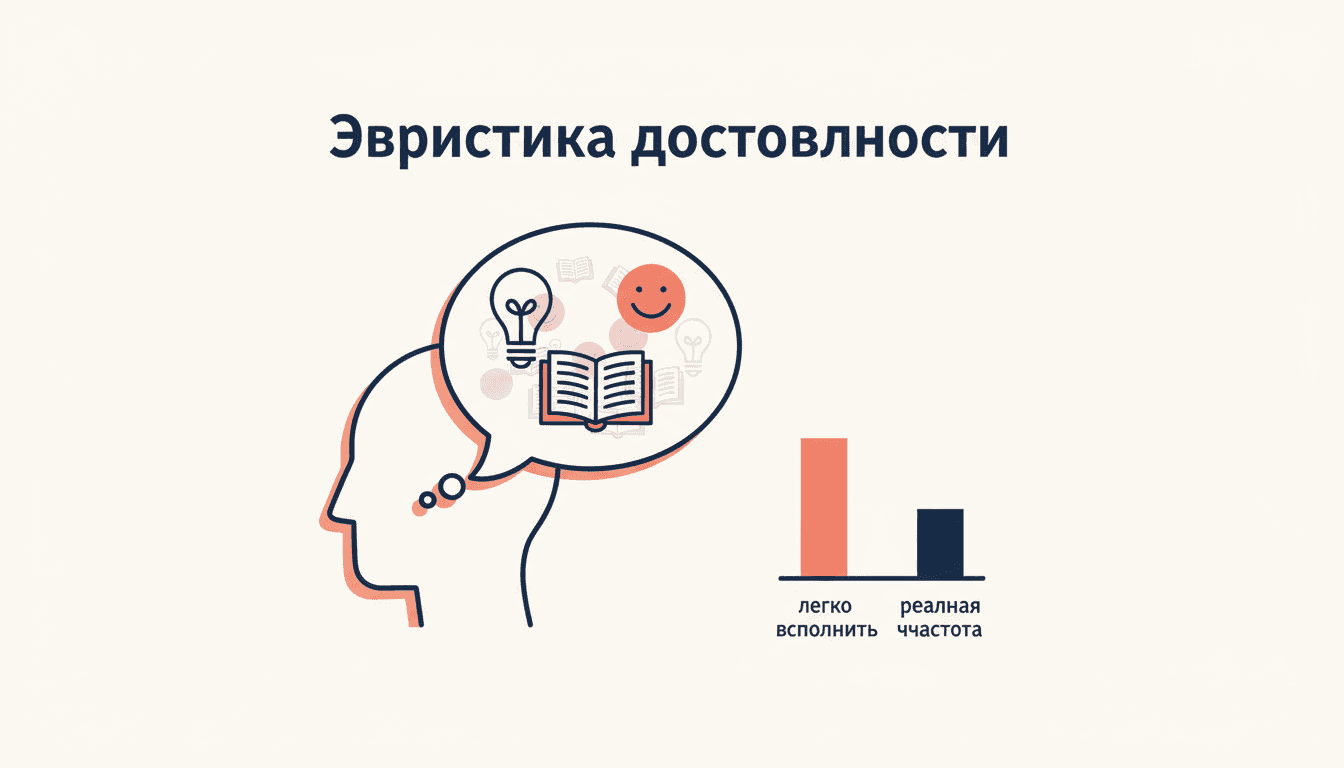 Эвристика доступности Канемана: почему лёгкость припоминания искажает оценку