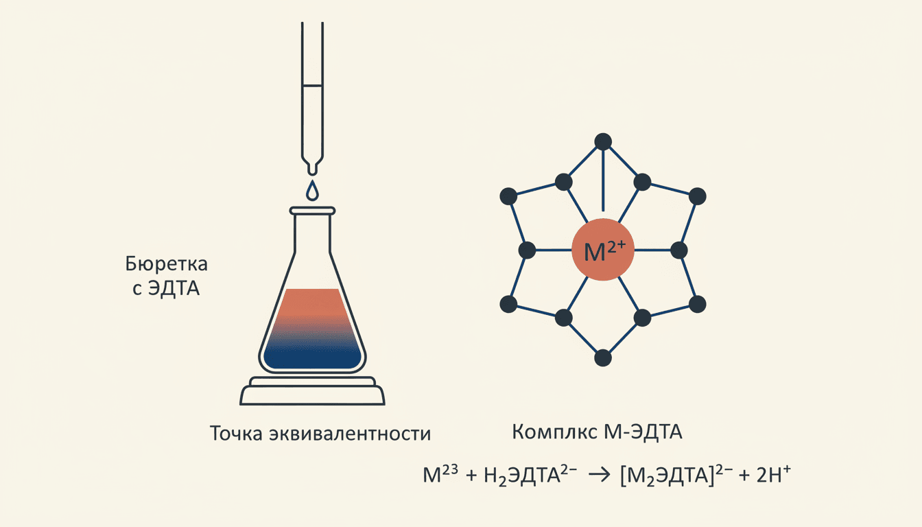 Комплексонометрическое титрование ЭДТА: метод, расчёты, ошибки