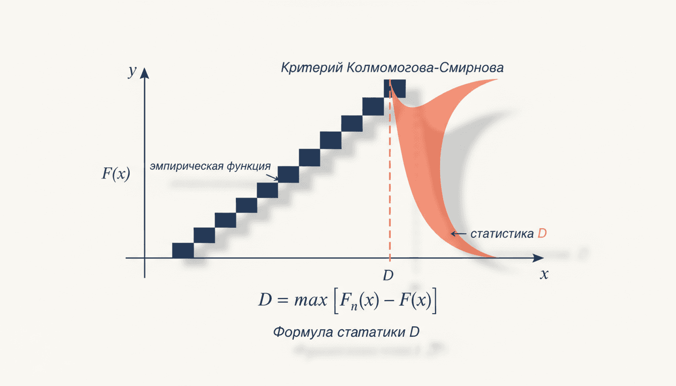 Критерий согласия Колмогорова-Смирнова: проверка распределения