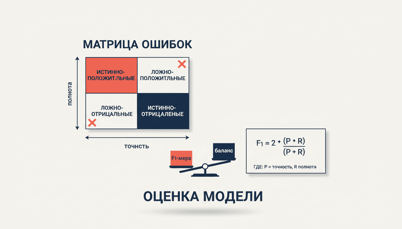 F1 score: баланс precision и recall в классификации