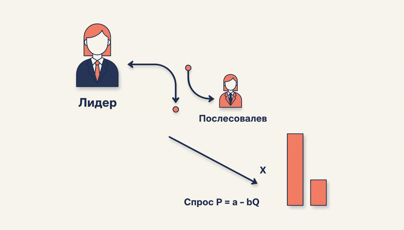 Модель Штакельберга: лидер, последователь и обратная индукция