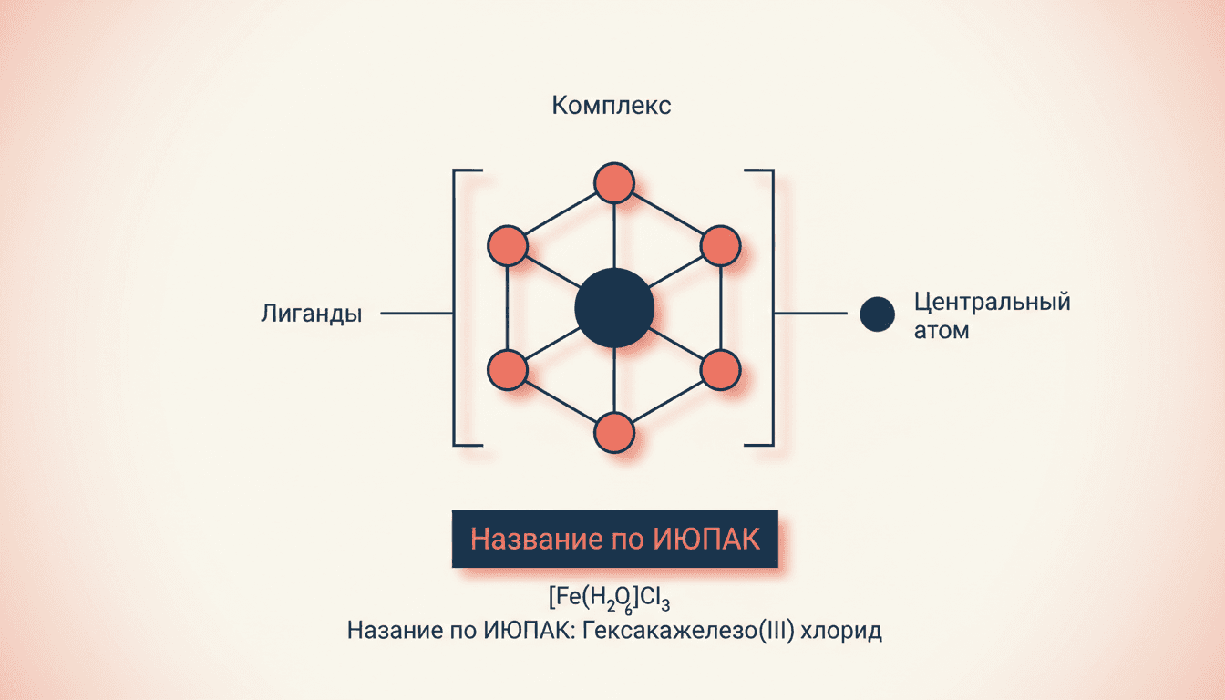 Номенклатура координационных соединений ИЮПАК: правила и примеры