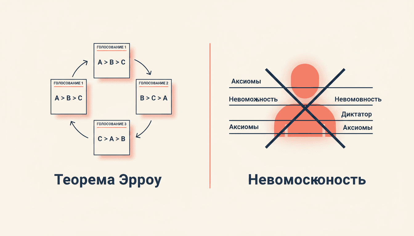 Парадокс Эрроу теорема: почему идеальных выборов нет