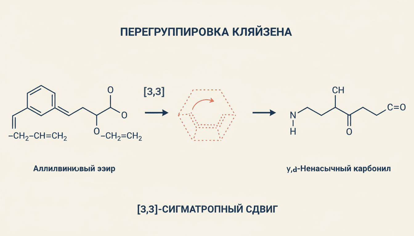 Перегруппировка Кляйзена: [3,3]-сигматропный сдвиг аллилвиниловых эфиров