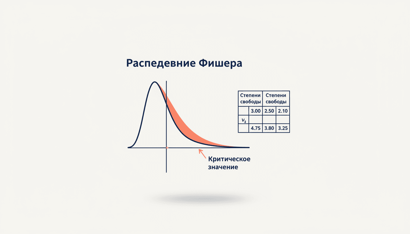 Распределение Фишера критические значения: как искать F-квантили