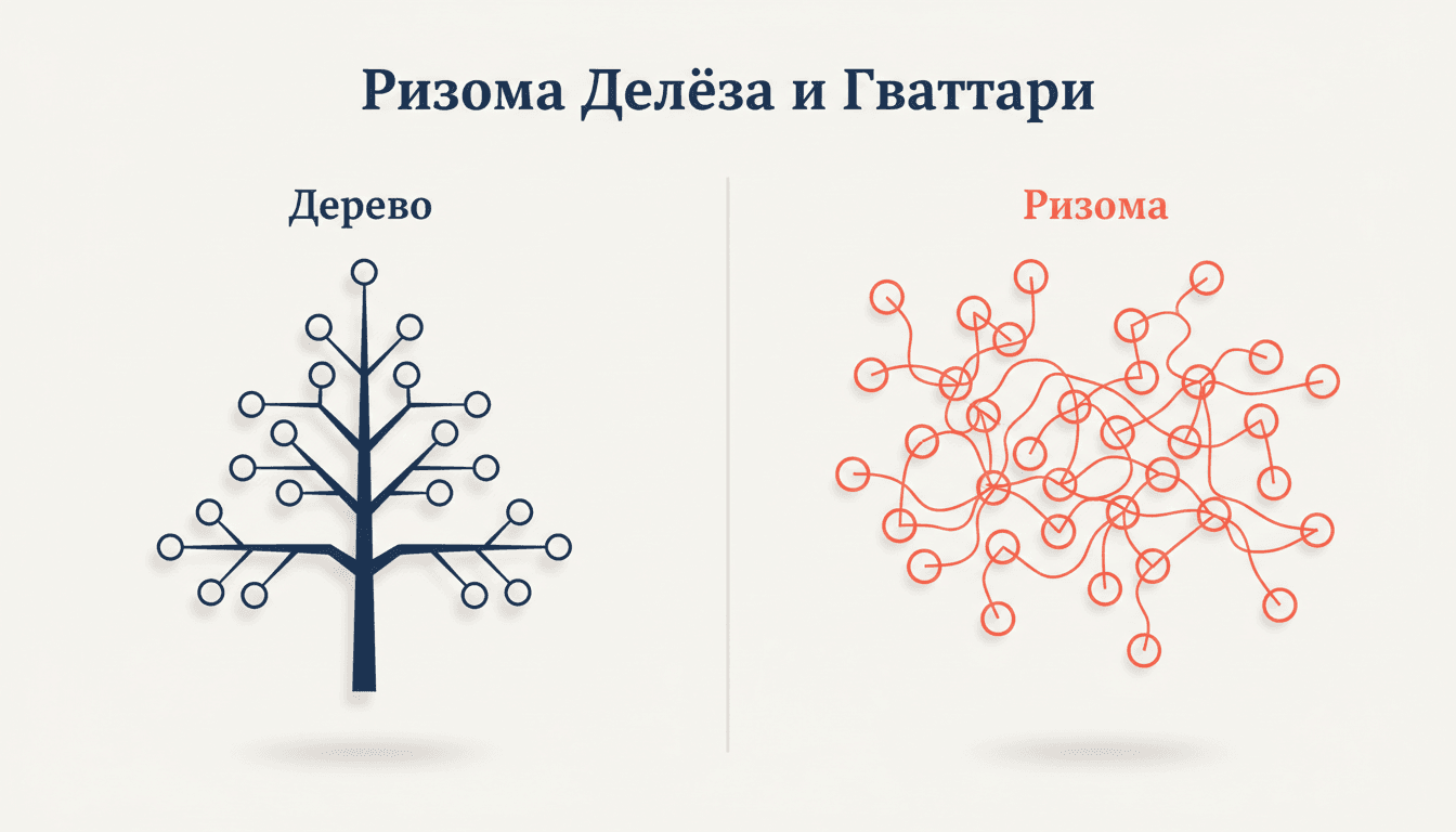 Ризома Делёза и Гваттари: «Тысяча плато» и шесть принципов корневища