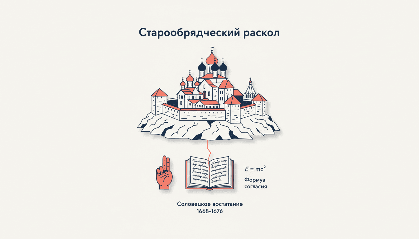 Старообрядческий раскол и Соловецкое восстание: причины и итоги