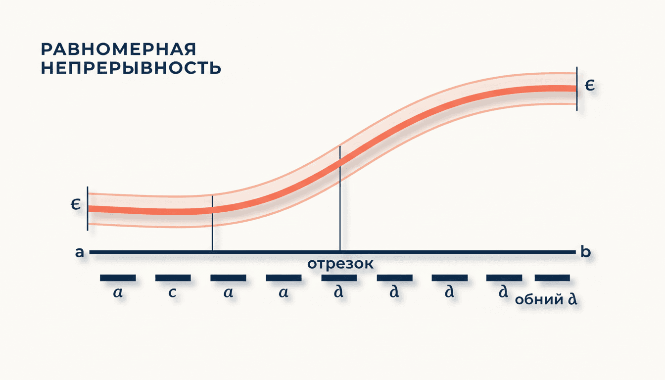 Теорема Кантора о равномерной непрерывности: суть и доказательство