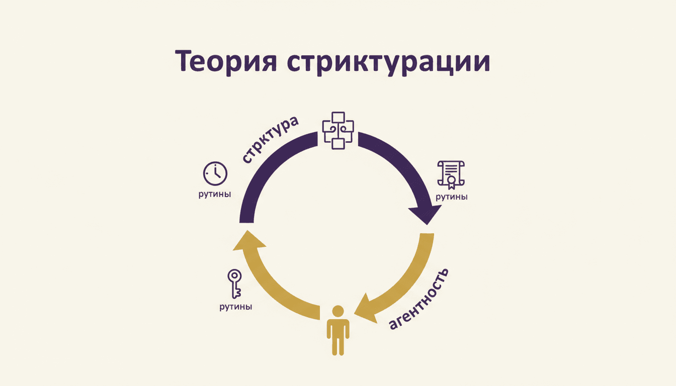 Теория структурации Гидденса: как структура и действие воспроизводят друг друга