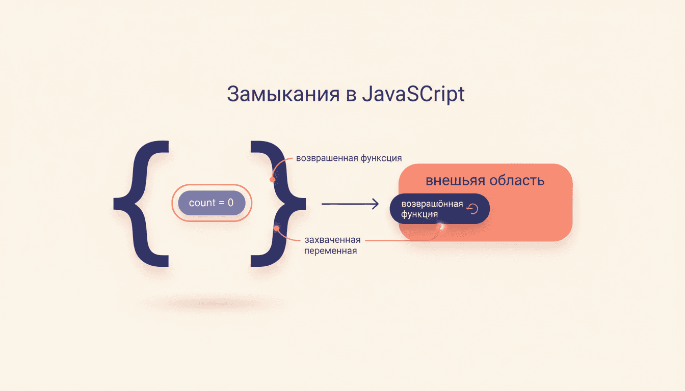 Замыкания JavaScript: как функция помнит свой контекст