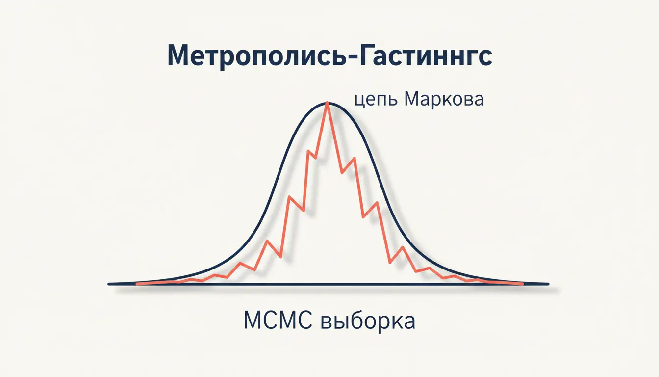 Алгоритм Метрополиса-Гастингса: как работает MCMC