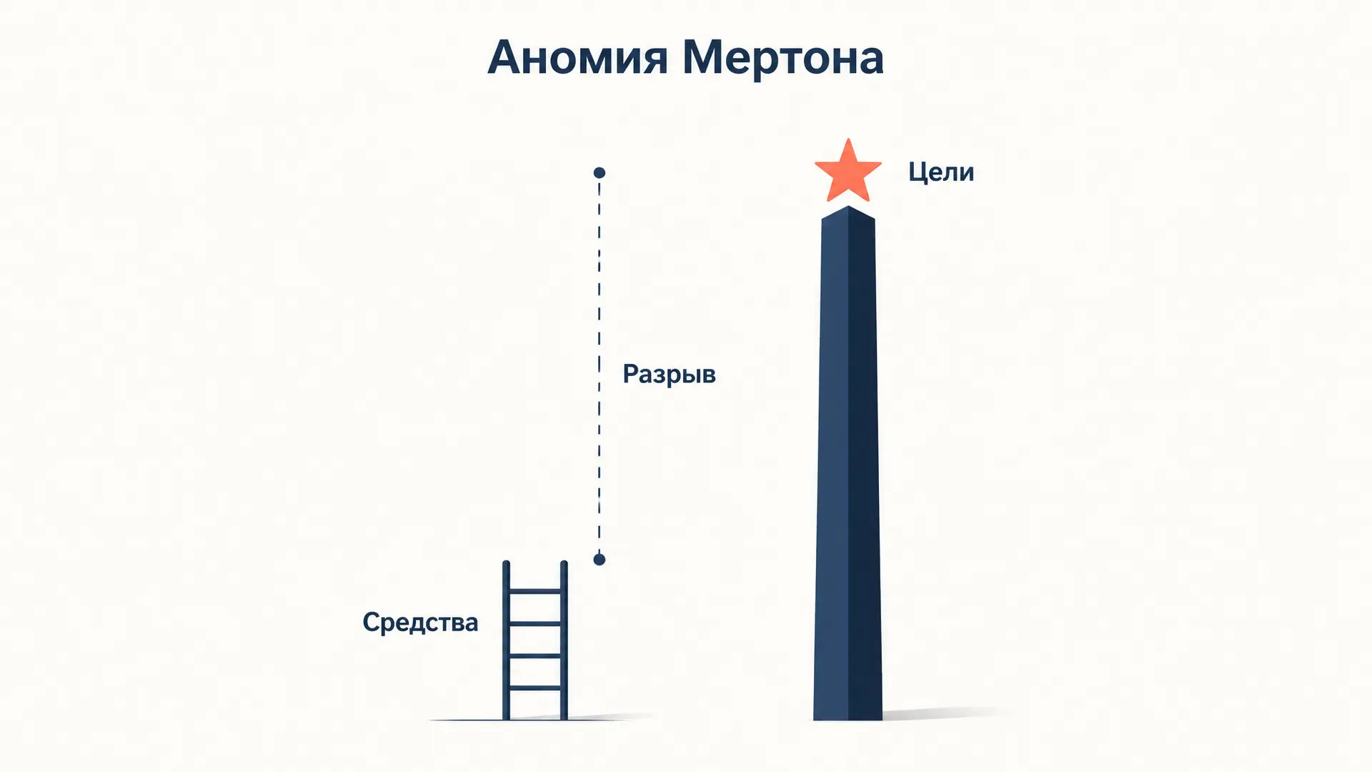 Аномия Мертона: пять типов адаптации и напряжение