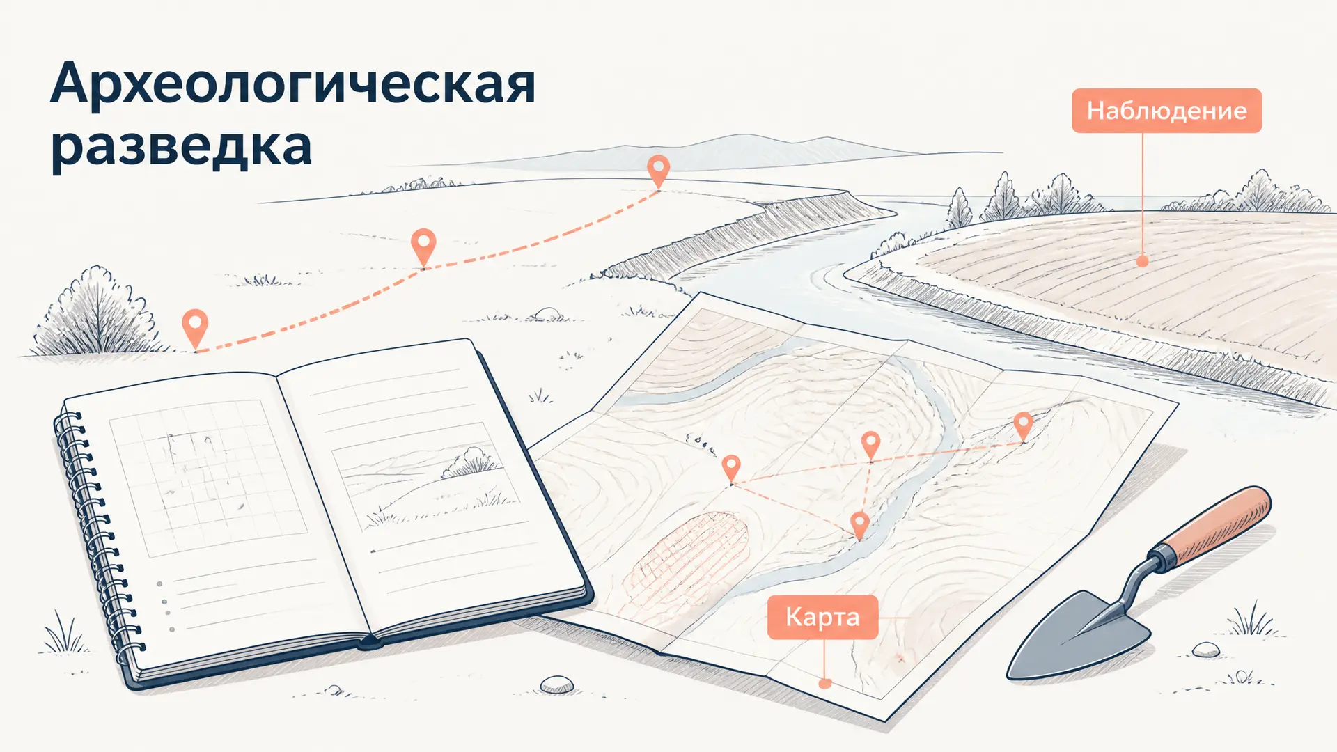 Археологическая разведка: методы и отличие от раскопок