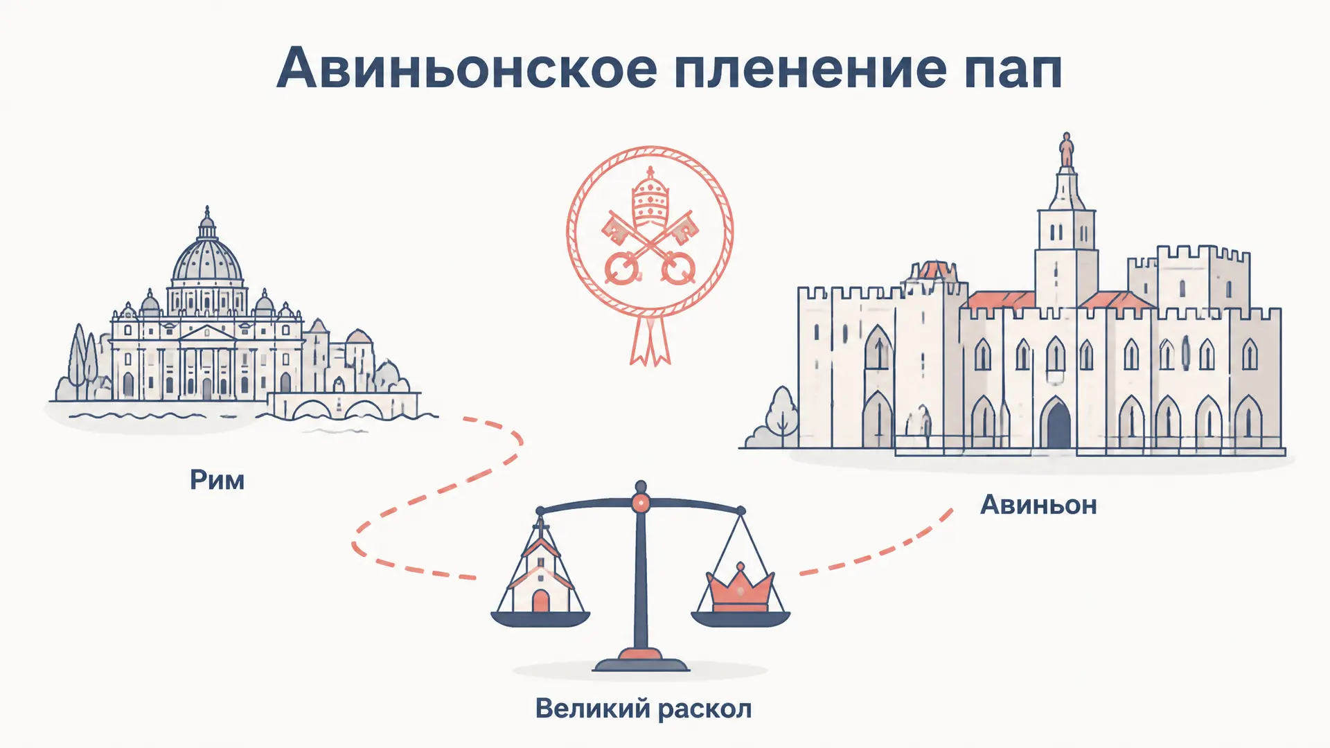 Авиньонское пленение пап: причины и последствия
