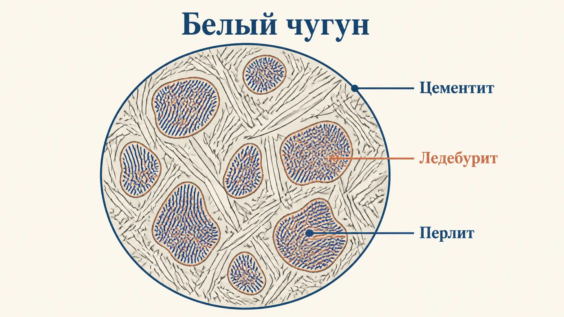 Белый чугун: строение, структура и свойства