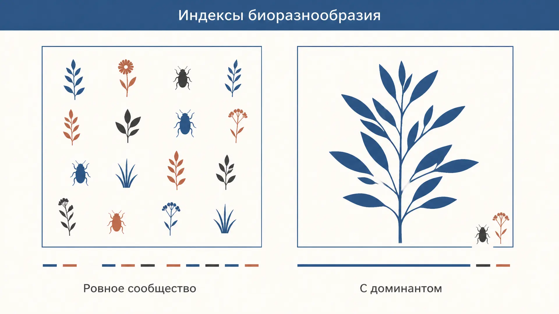 Индексы биоразнообразия: Шеннон, Симпсон, Маргалеф
