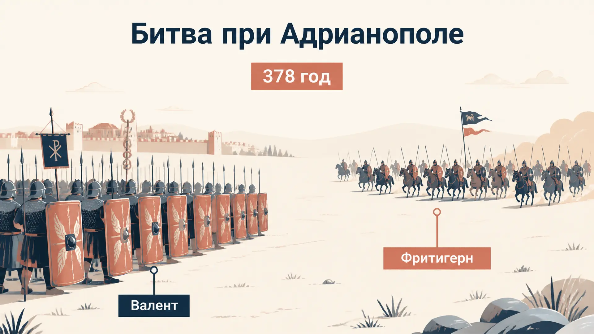 Битва при Адрианополе: ход и значение
