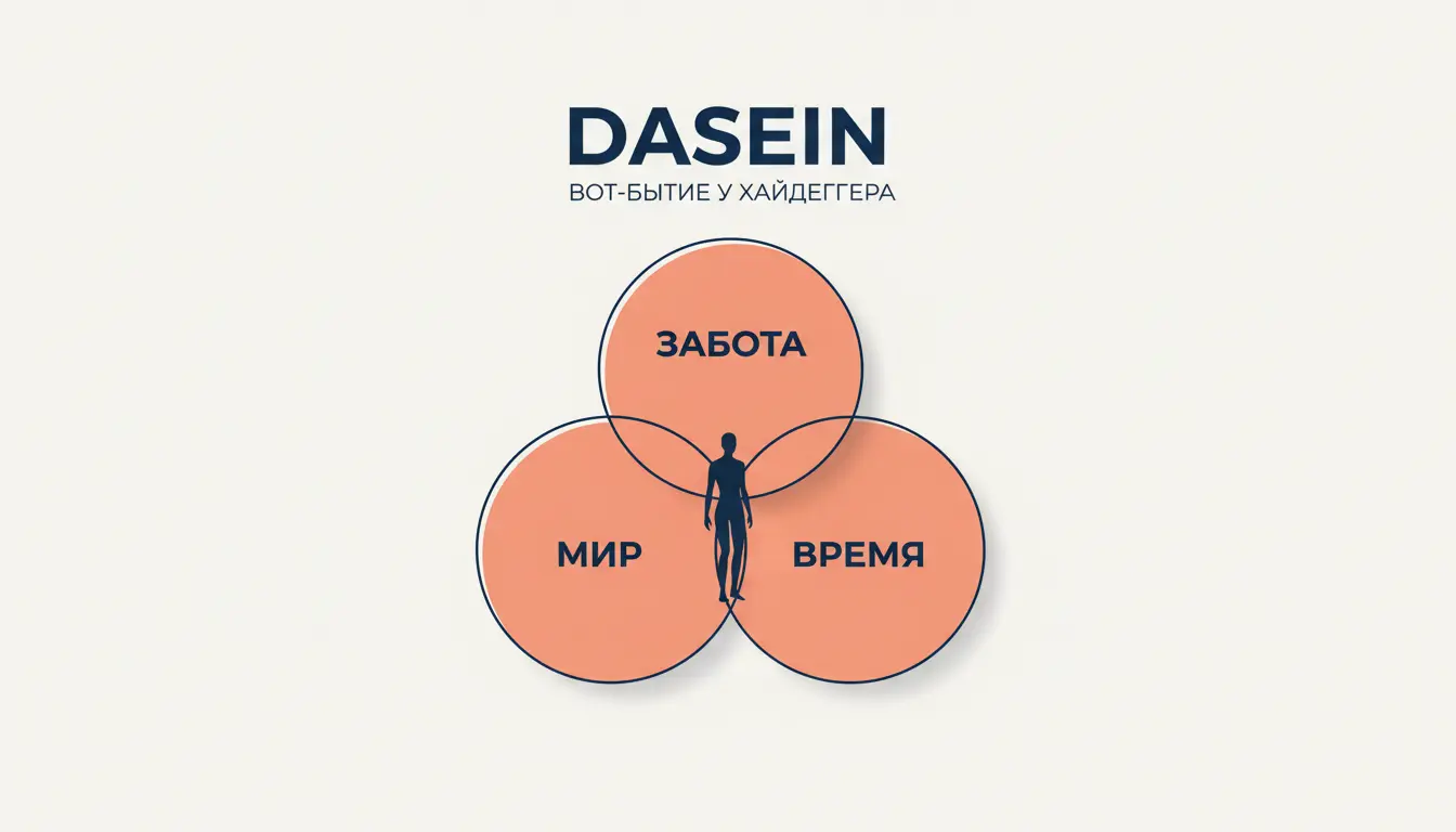 Dasein у Хайдеггера: что значит вот-бытие и забота