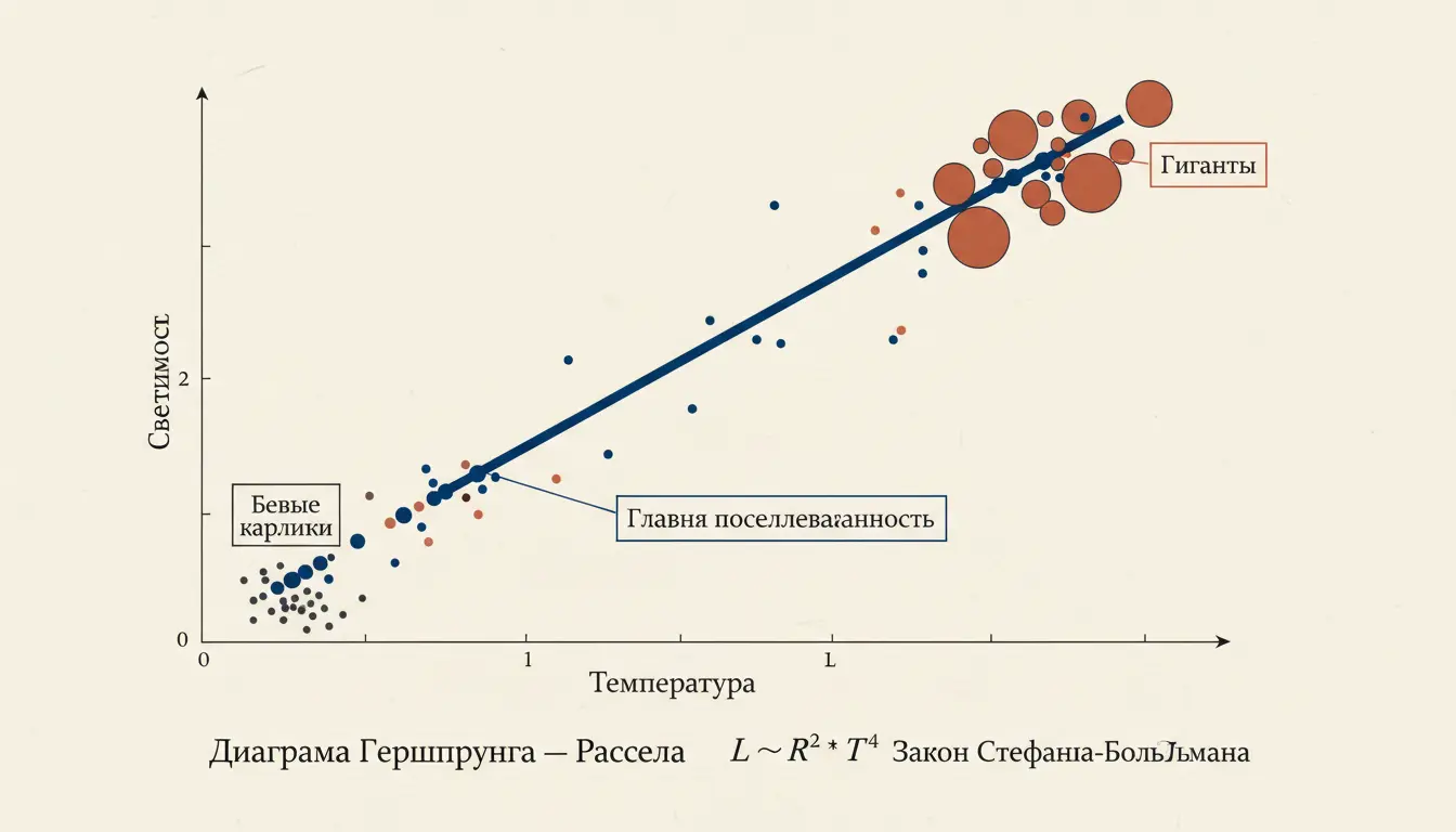 Диаграмма Герцшпрунга-Рассела: как читать жизнь звезды