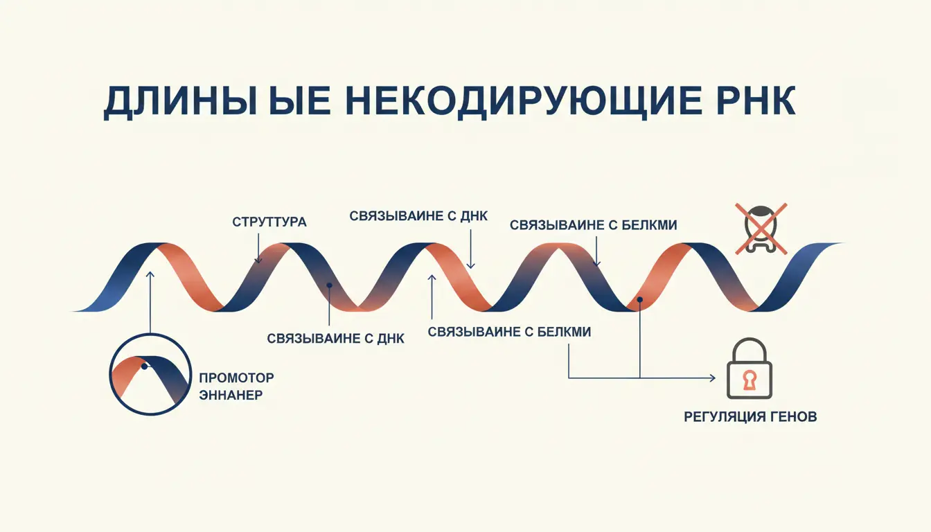 Длинные некодирующие РНК (lncRNA): что это и зачем