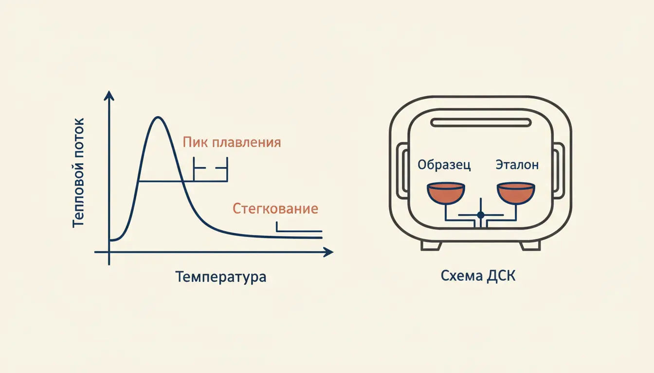 ДСК: как читать термограмму и считать энтальпию