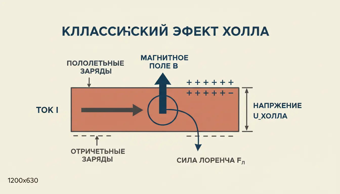 Классический эффект Холла: формула и постоянная Холла