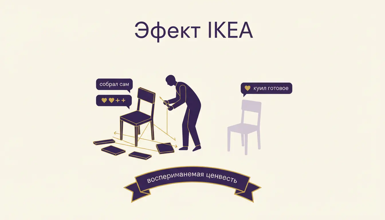 Эффект IKEA: почему свой труд завышает ценность