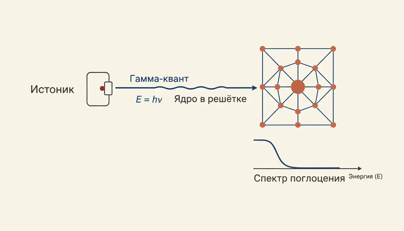 Эффект Мёссбауэра: резонанс гамма-квантов без отдачи