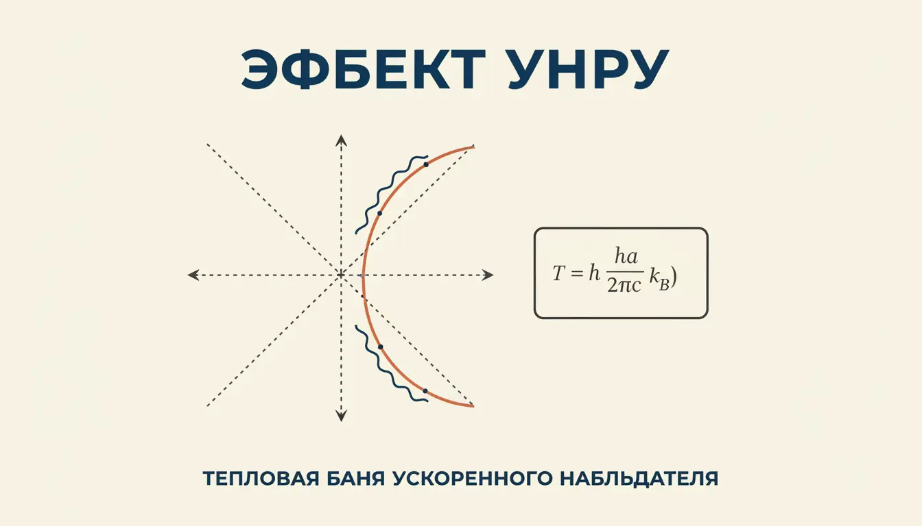 Эффект Унру: тепловая баня для ускоренного наблюдателя