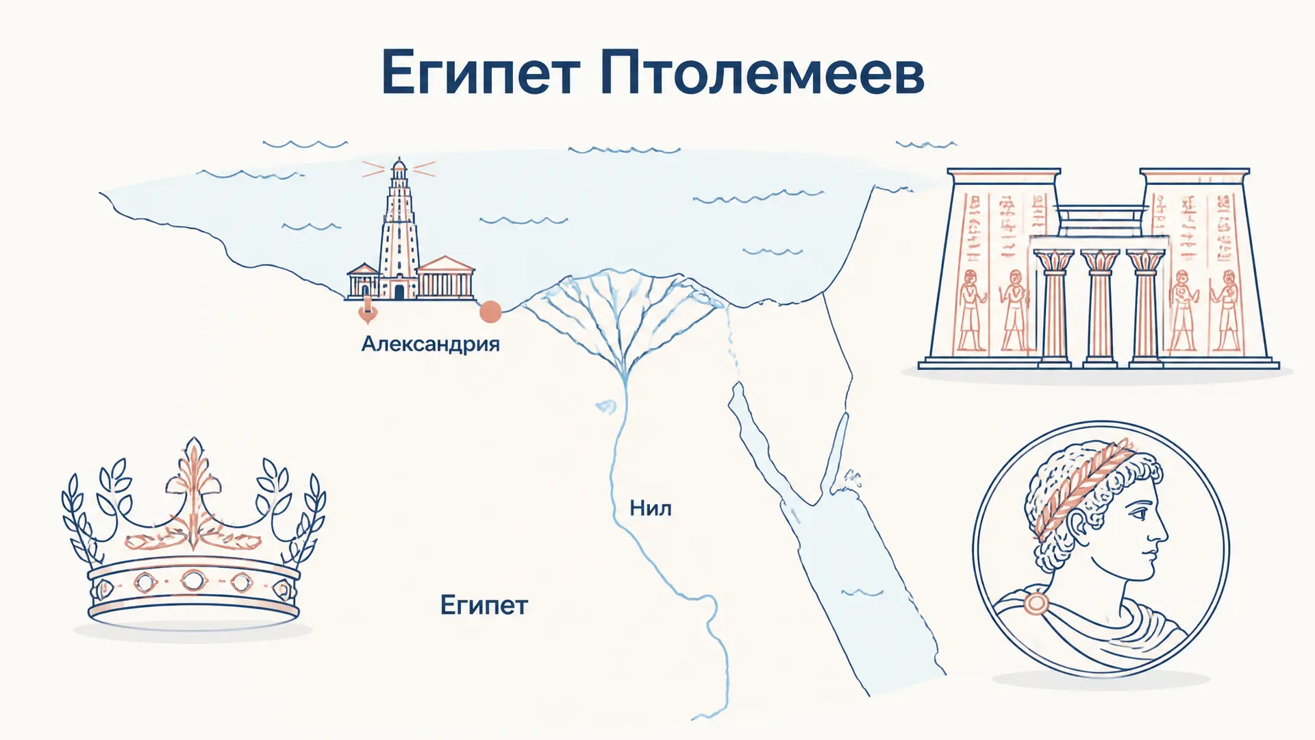 Египет Птолемеев: эллинизм, власть и Александрия