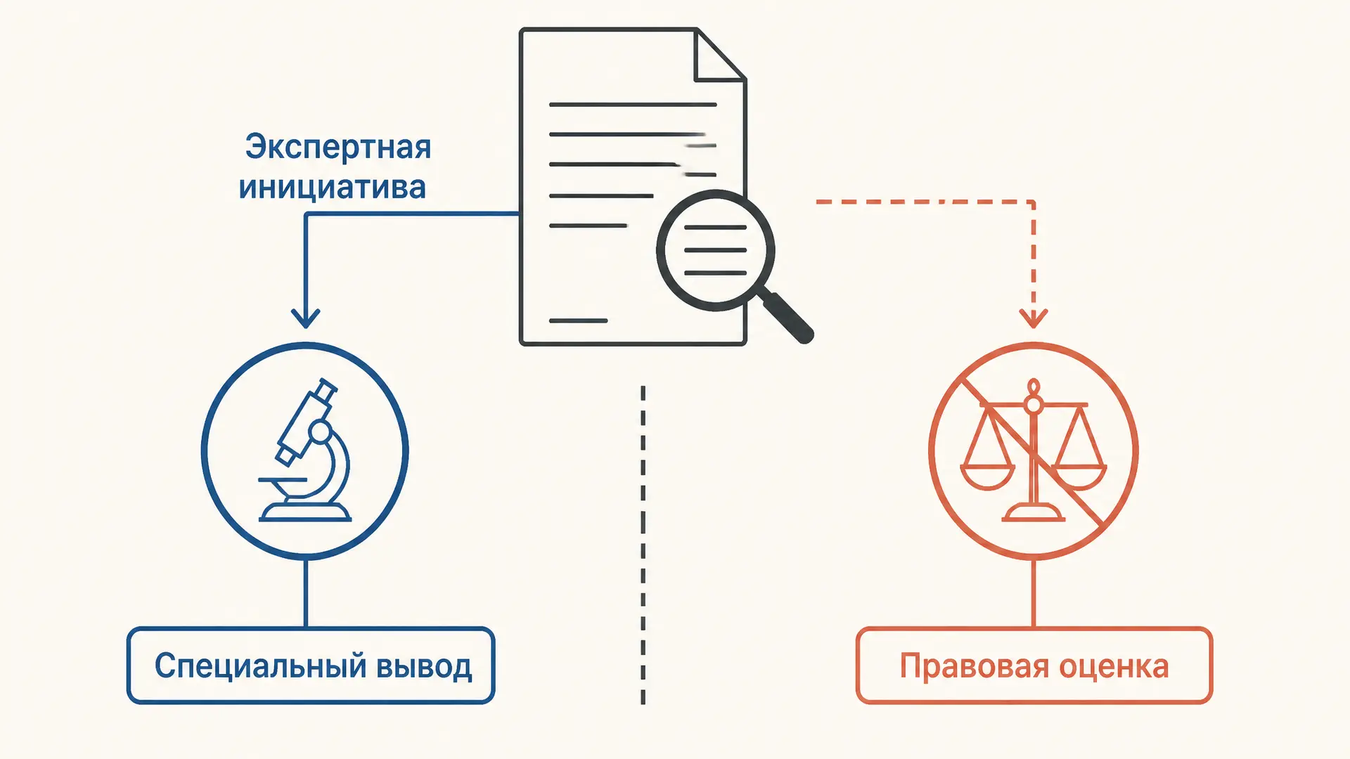 Экспертная инициатива: пределы выводов эксперта