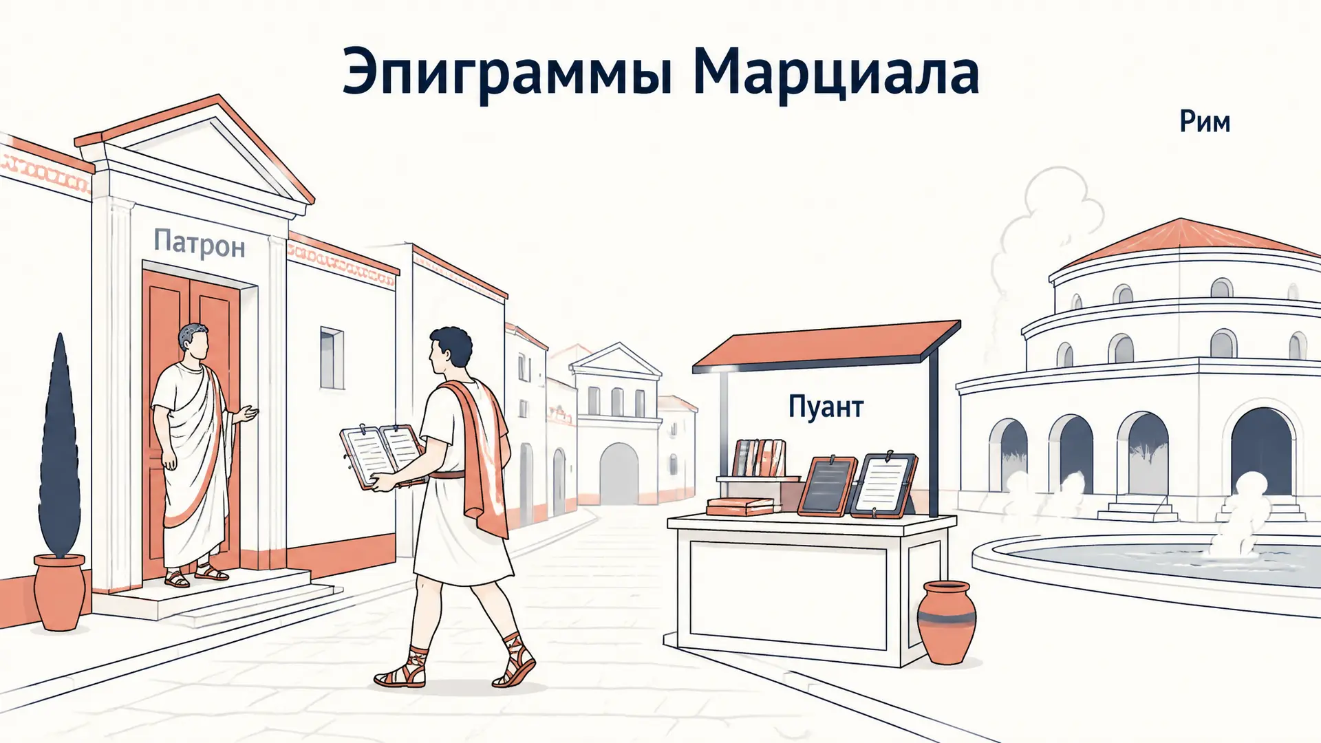 Эпиграммы Марциала: Рим, пуант и сатира