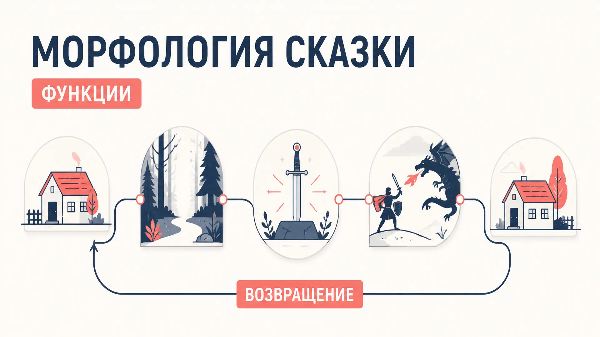 Функции Проппа: морфология волшебной сказки