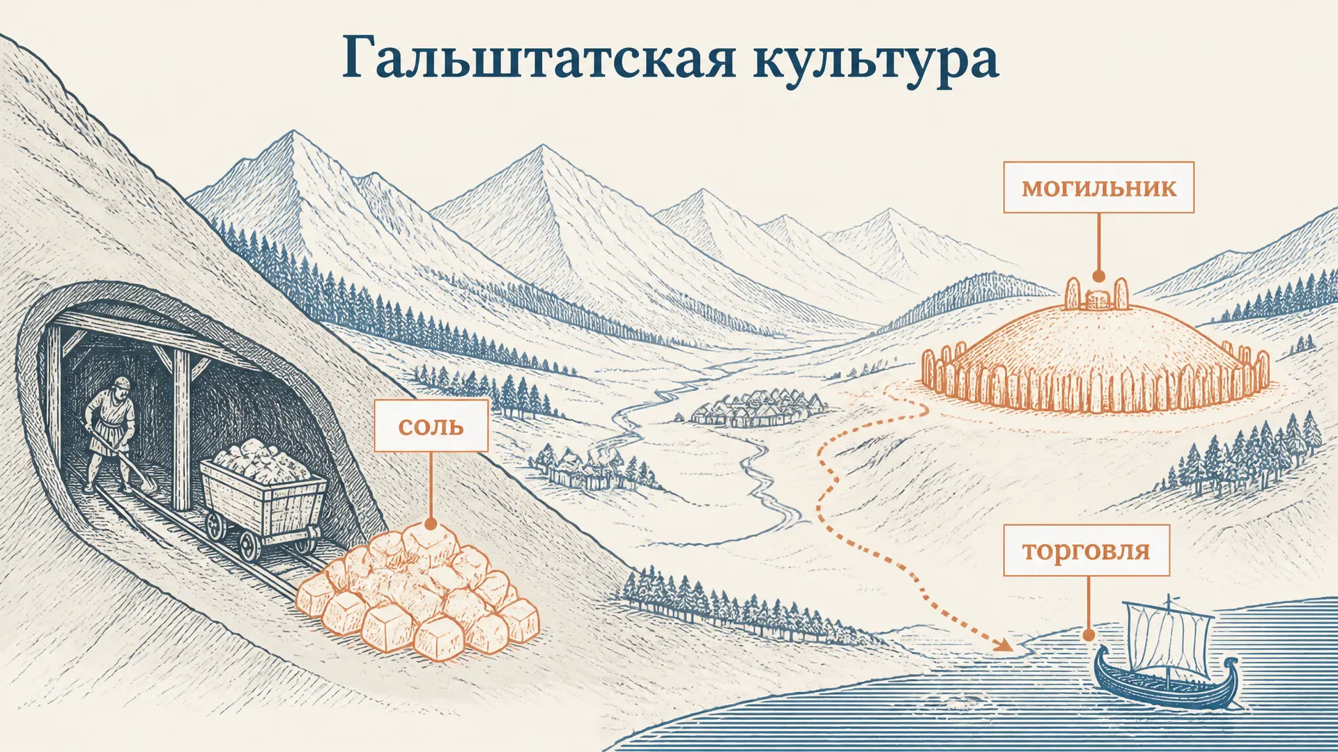 Гальштатская культура: соль и раннее железо