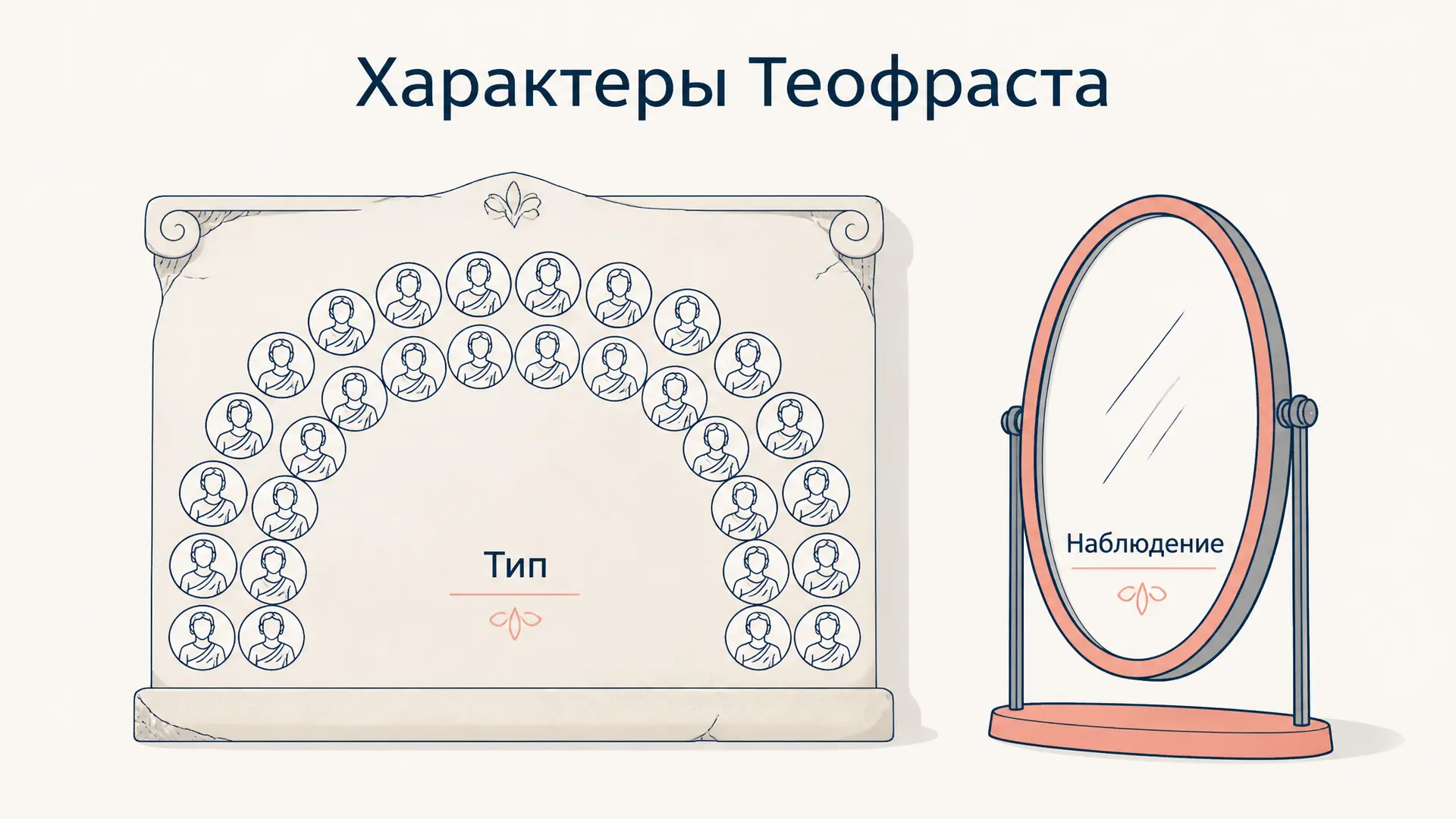 Характеры Теофраста: 30 типов и искусство портрета