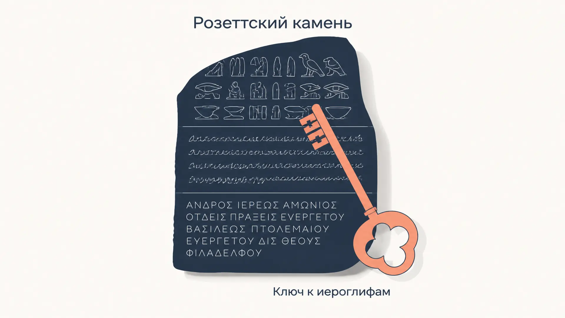 Иероглифы и Розеттский камень: как прочли письмо Египта