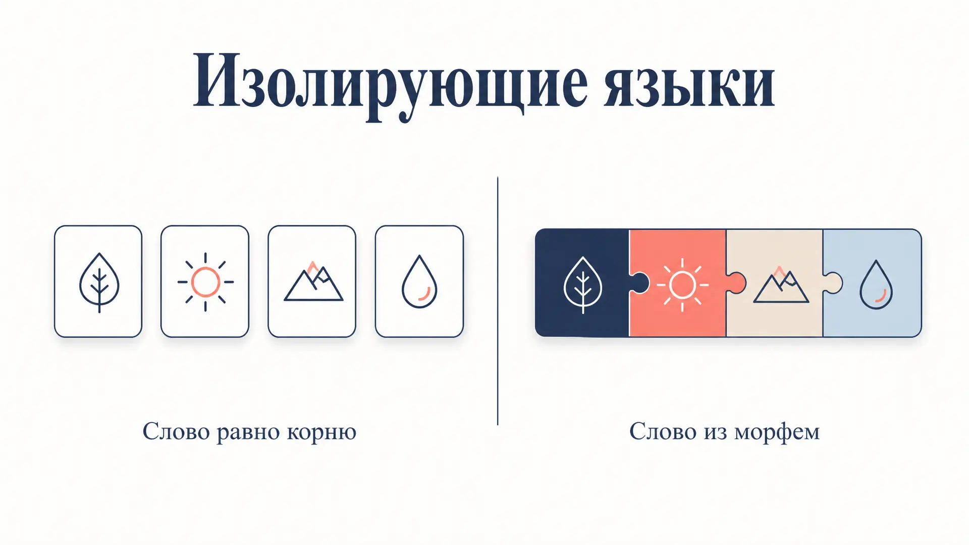 Изолирующие языки: признаки, индекс и примеры