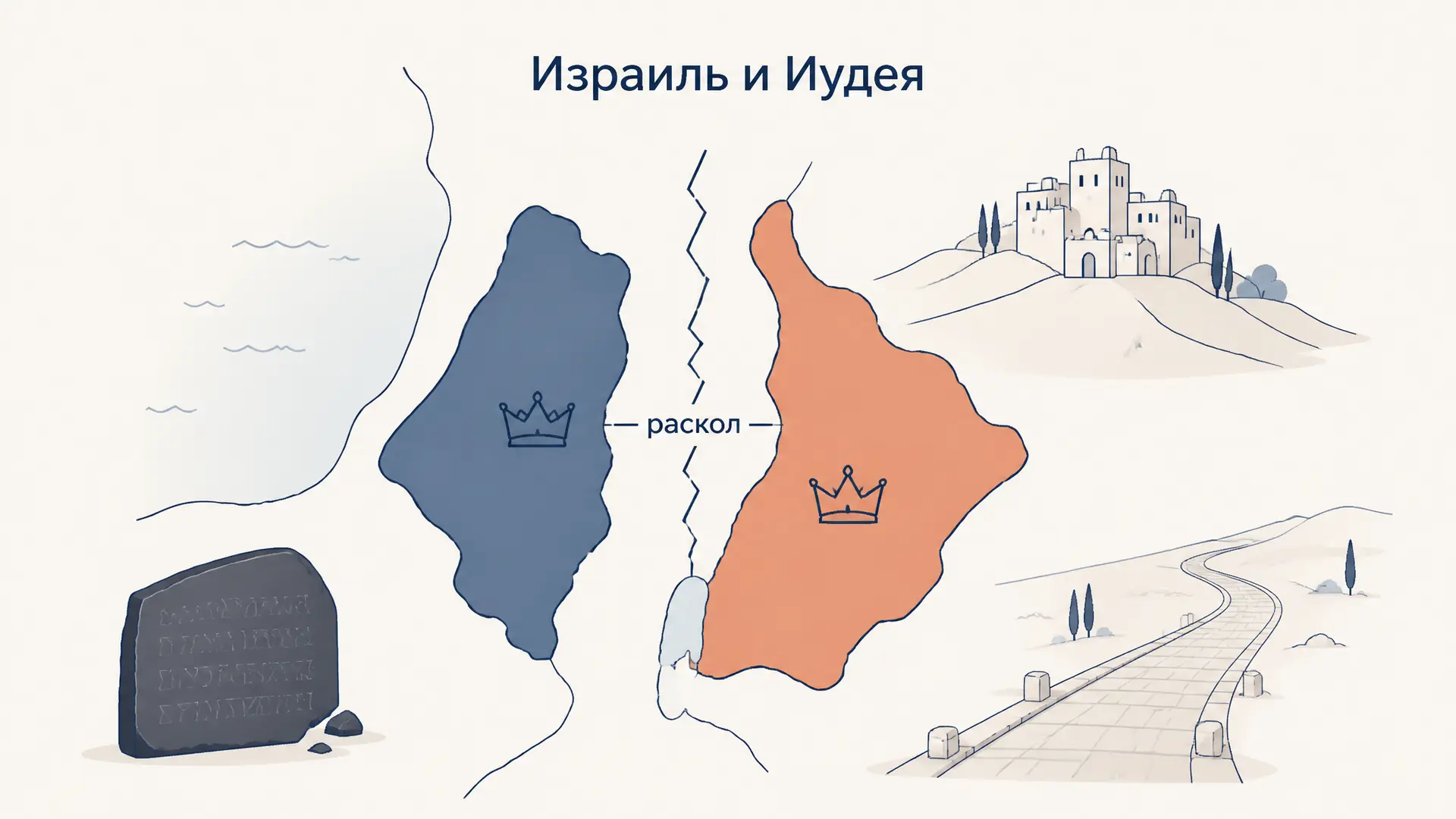 Израильско-Иудейское царство: история и раскол