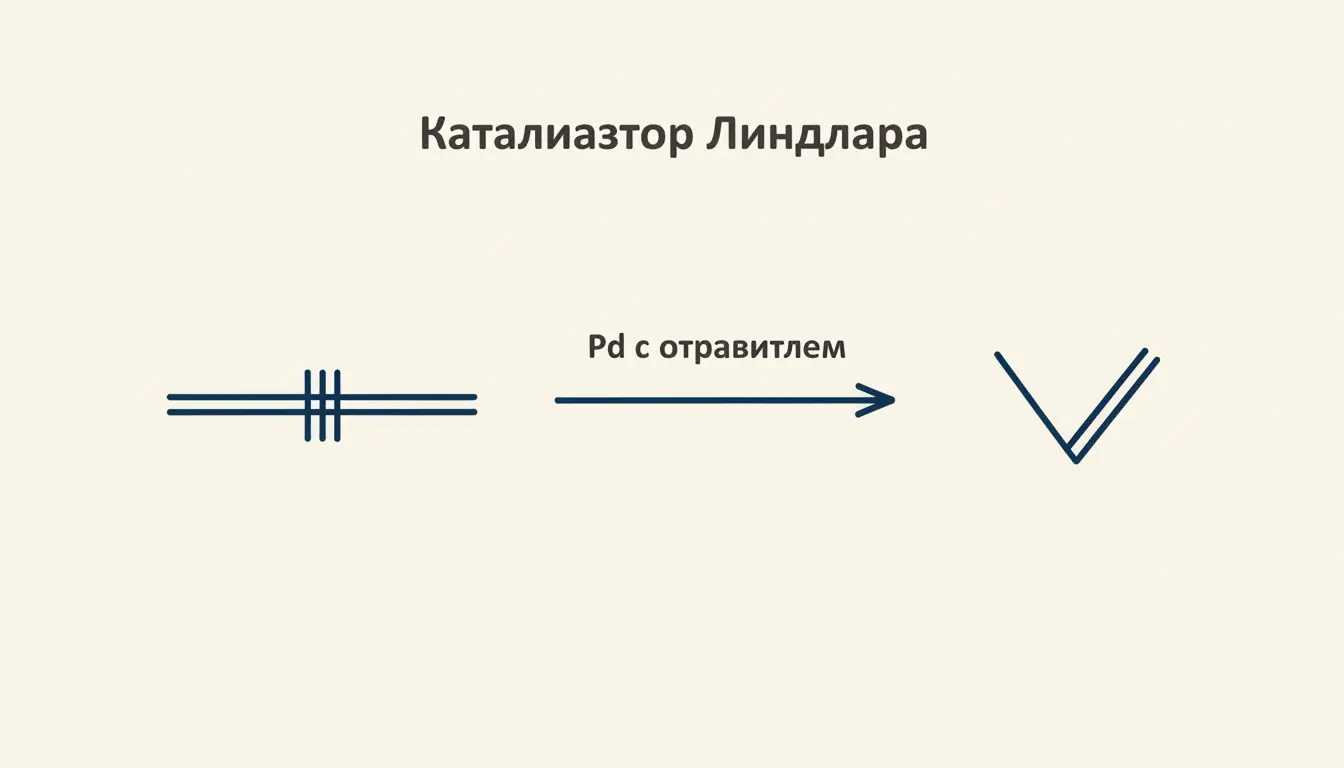 Катализатор Линдлара: гидрирование алкинов