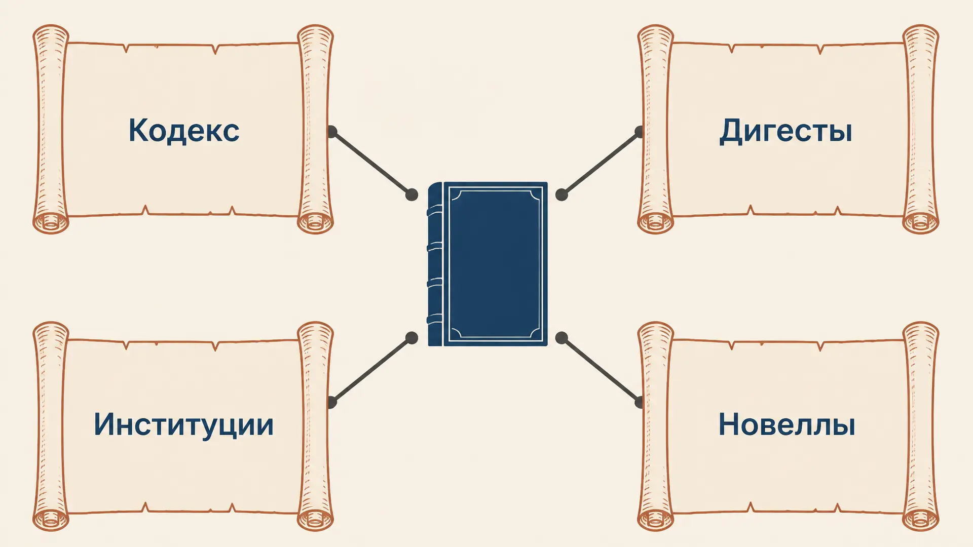 Кодификация Юстиниана: как устроен Corpus iuris civilis