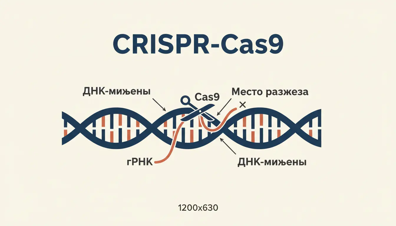 Комплекс CRISPR Cas9: как работает геномный редактор