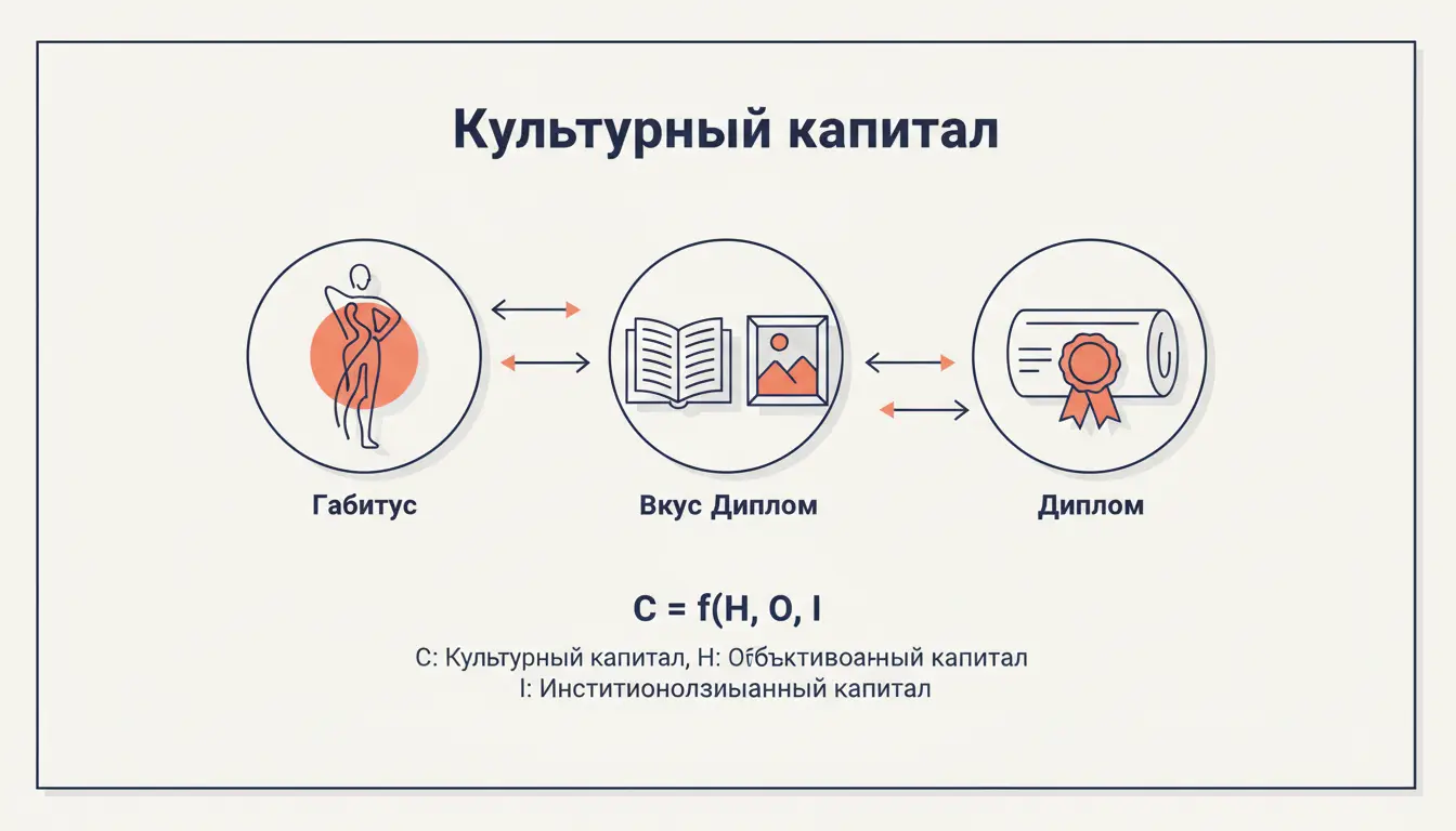 Культурный капитал Бурдьё: три формы и воспроизводство