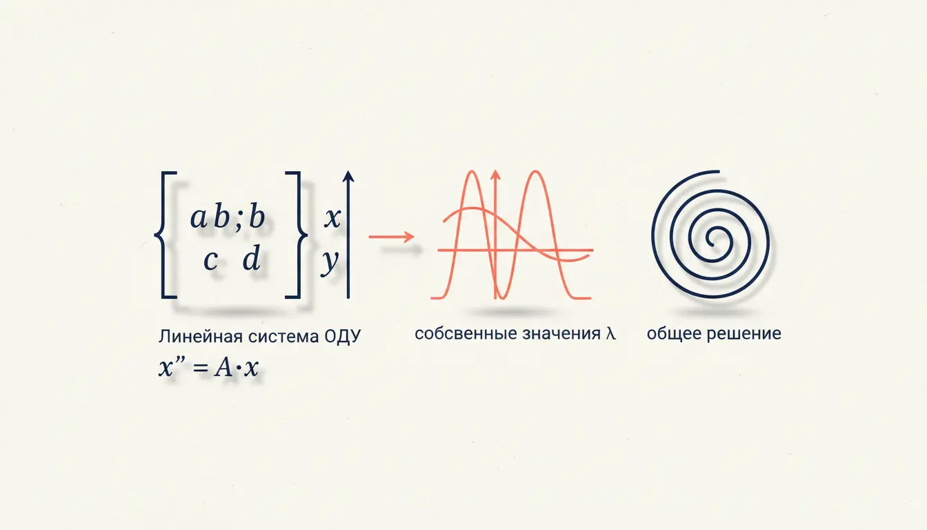 Линейная система ОДУ с постоянными коэффициентами