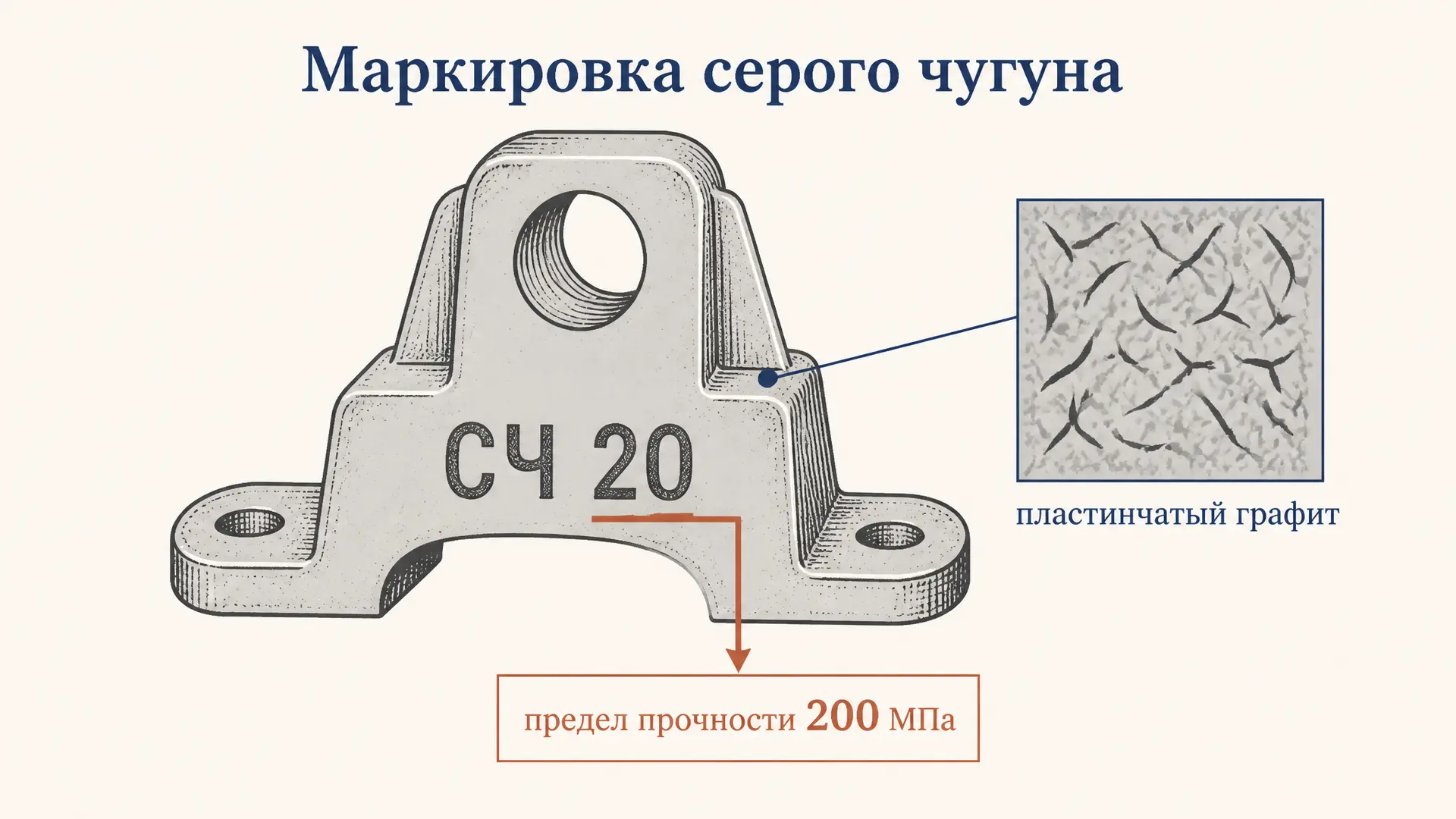 Маркировка серого чугуна СЧ: как читать марку и прочность