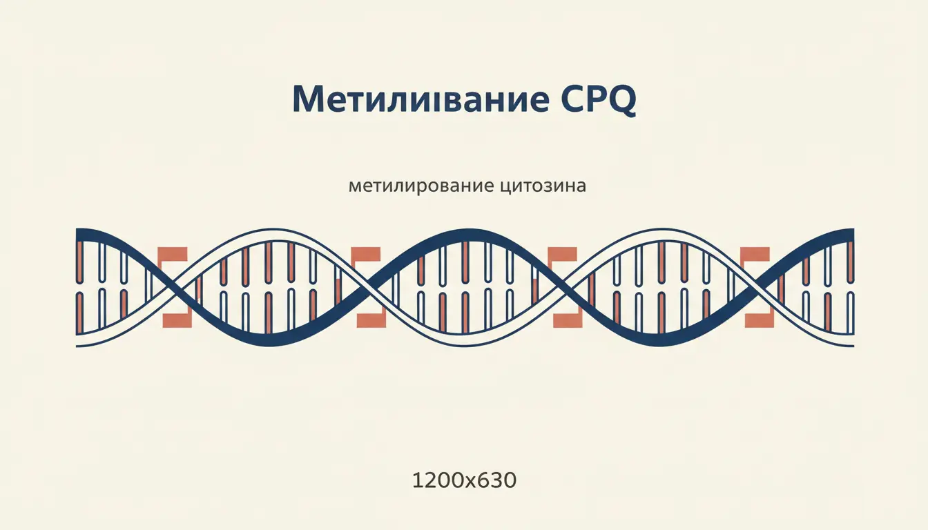 Метилирование CpG островков: 5mC, DNMT и репрессия