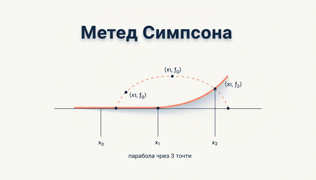 Метод Симпсона: численное интегрирование