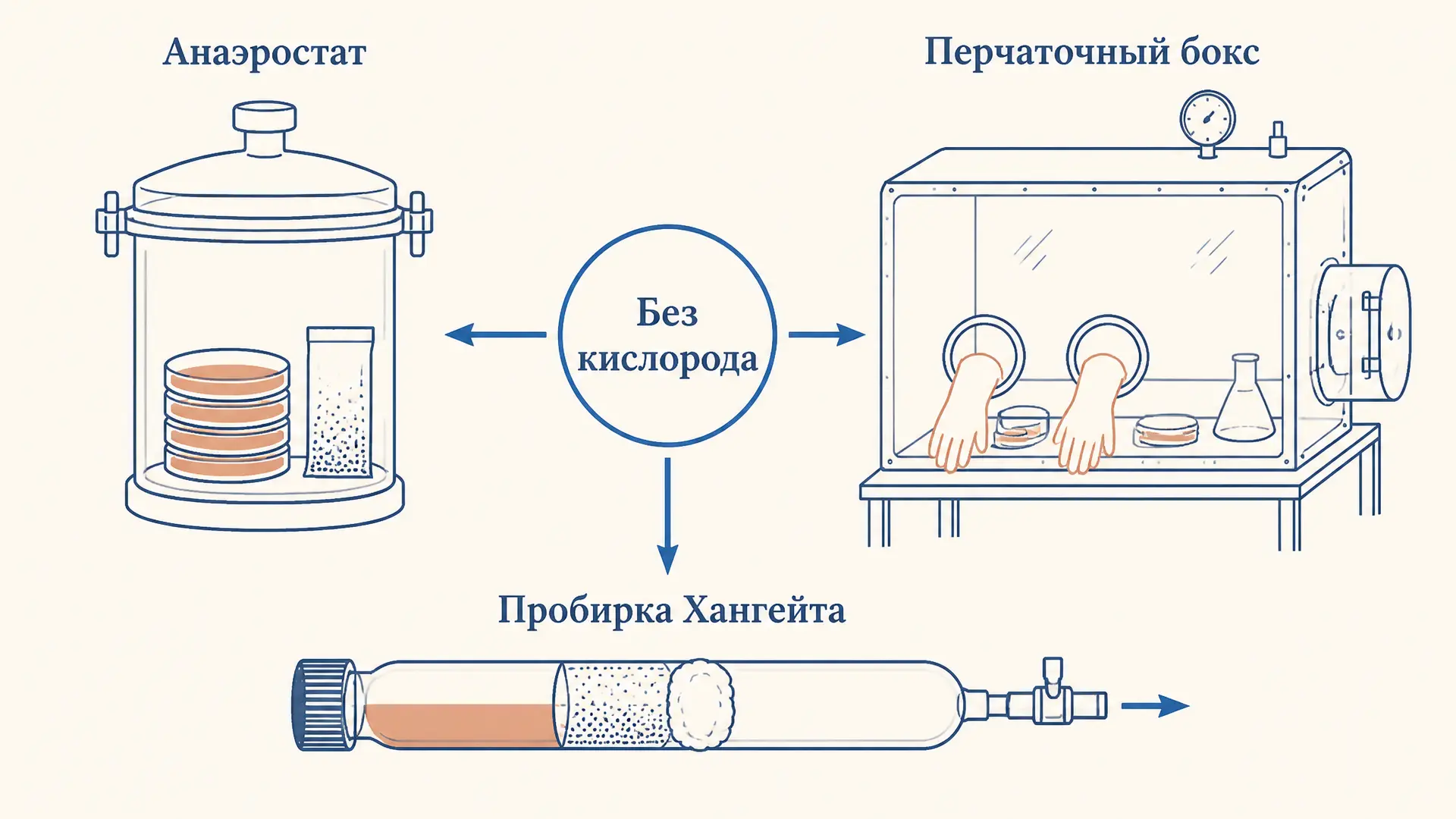 Методы культивирования анаэробных бактерий в лаборатории