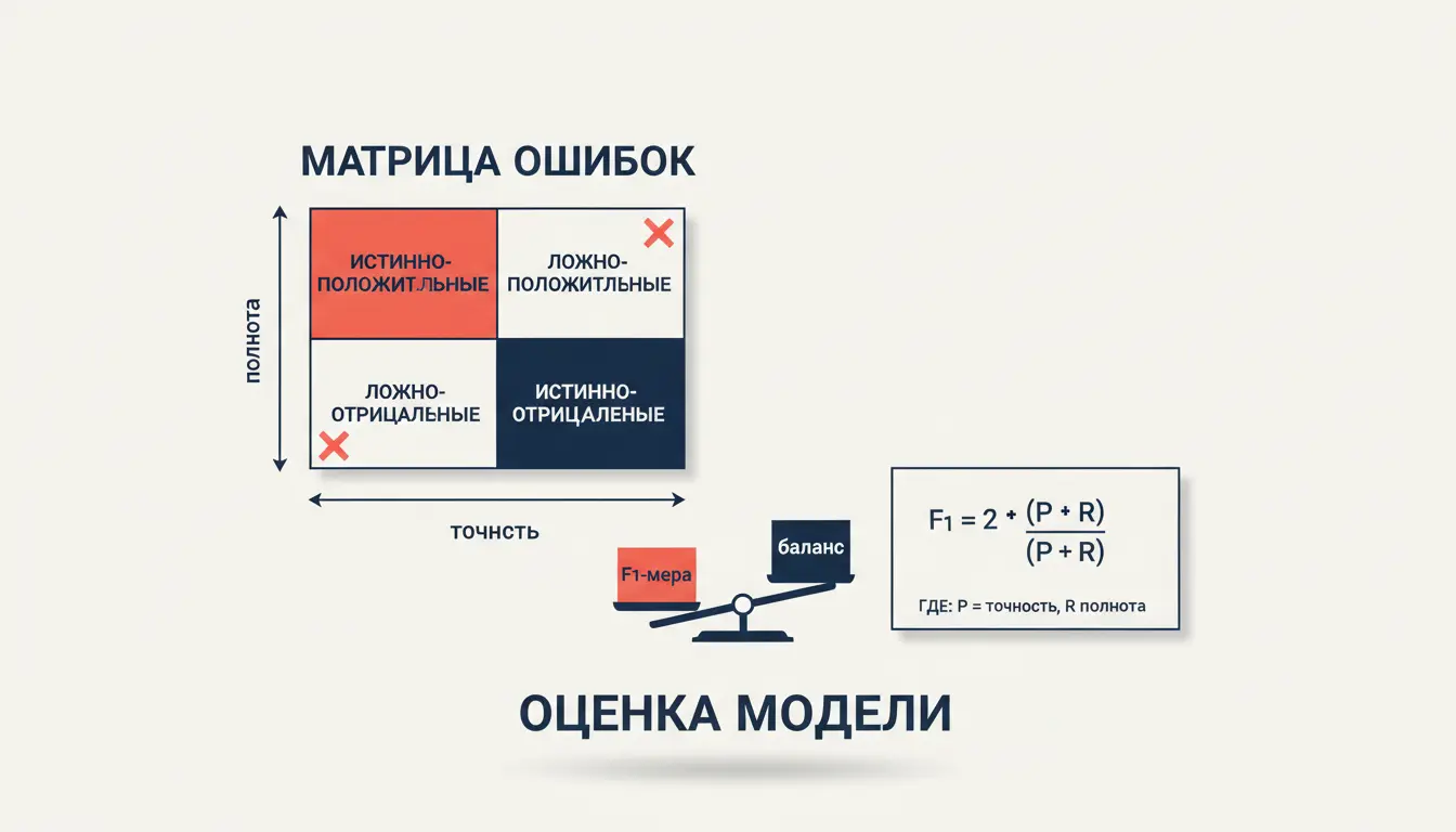 F1 score: баланс precision и recall в классификации