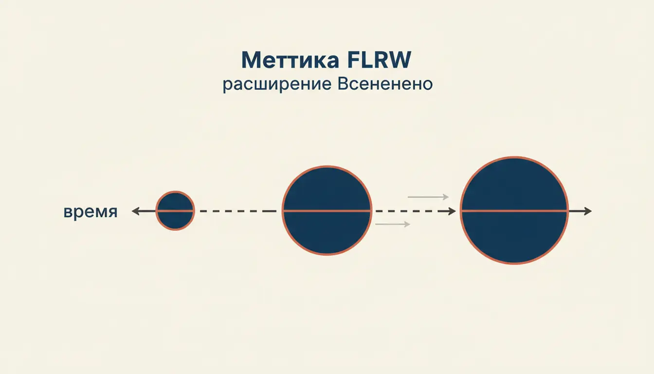 Метрика Фридмана-Леметра-Робертсона-Уокера: краткий разбор