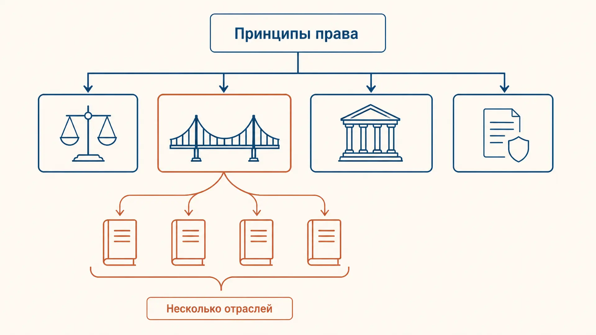 Межотраслевые принципы права: виды и нормы